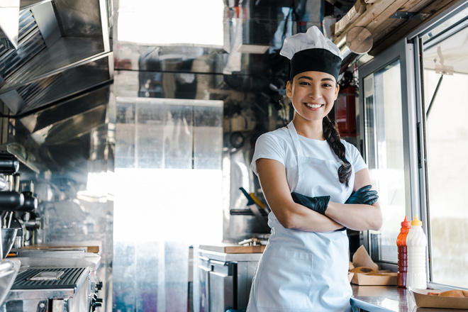 Cheffe dans son food truck